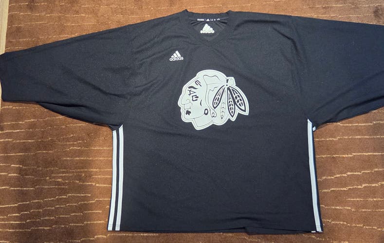 Black Goalie Cut Adult Unisex Jersey Adult Large