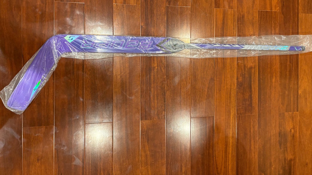 Custom Purple USHL P31 Curve Senior Bauer Shadow Regular Goalie Stick Pro Stock (New)