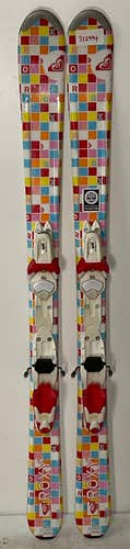 Kid's Roxy 120cm All Mountain Love Skis With Roxy 4.5 Bindings (Used)(SY2994)