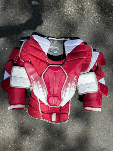 Large Bauer Vapor Hyperlite 2 Goalie Chest Protector Pro Stock (Used)