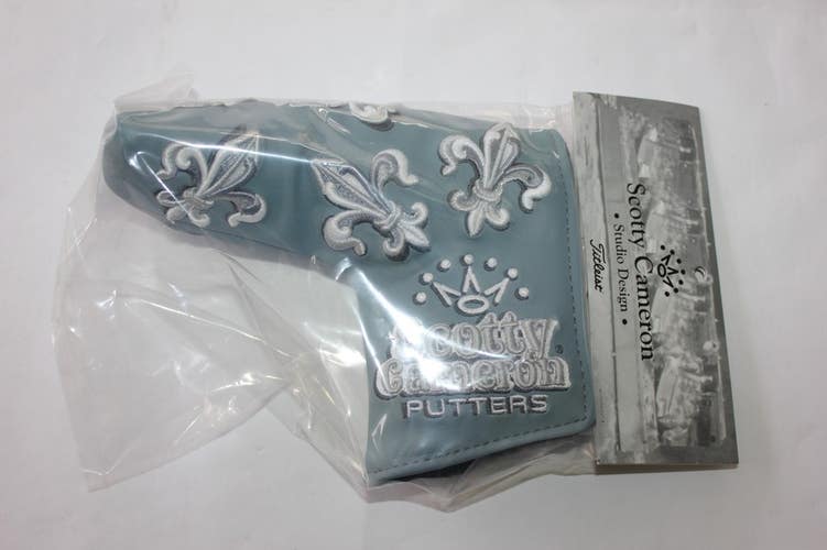 NEW SCOTTY CAMERON 2024 WHITE LILY MARDI GRAS PUTTER HEADCOVER