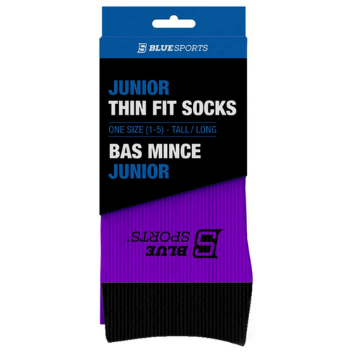 New BlueSports Junior Coolmax Skate Socks - Purple (9002:JR)
