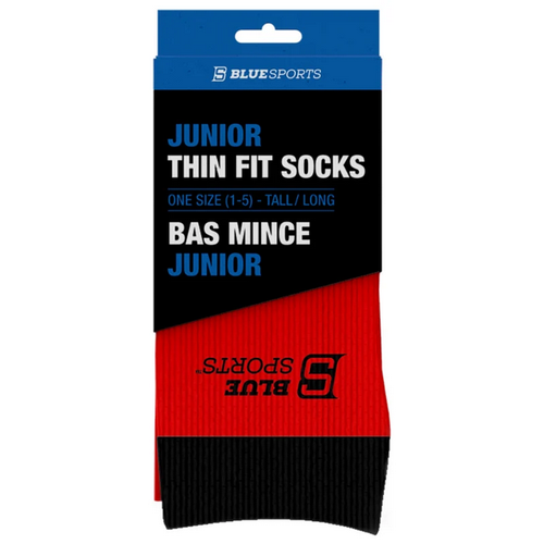 New BlueSports Junior Coolmax Skate Socks - Red (9002:JR)