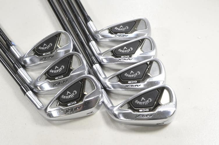 Callaway Apex 21 DCB 5-PW,AW Iron Set Regular Flex RH MMT 85g Graphite # 217850