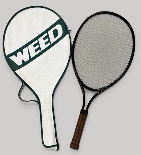 VTG WEED Oversized 135 4 1/4 grip Tennis Racquet with Case