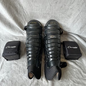 Black Youth All Star Catcher's Leg Guard (Used)