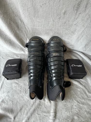Black Youth All Star Catcher's Leg Guard (Used)