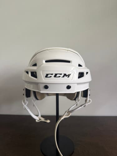 Large White CCM Vector V08 Helmet Pro Stock (Used)