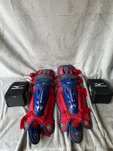 Blue Youth Mizuno Samurai Catcher's Leg Guard (Used)