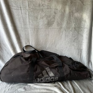 Black Adidas Duffle Bag 30”x8”x10” (Used)