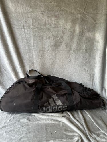 Black Adidas Duffle Bag 30”x8”x10” (Used)