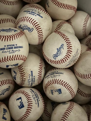 65 Rawlings Official Minor League Baseballs (Used)