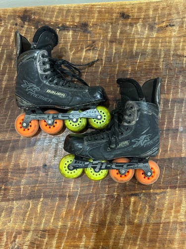 Bauer Vapor XR Premier Inline Roller Hockey Skates Extra Wide Width Size 9 EE (Used)