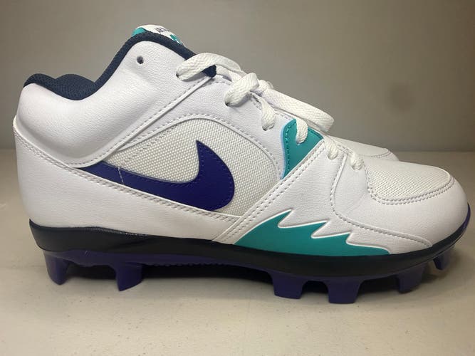 Size 10.5 Nike Air Jordan Stadium 90 Low MCS Baseball Cleats Grape