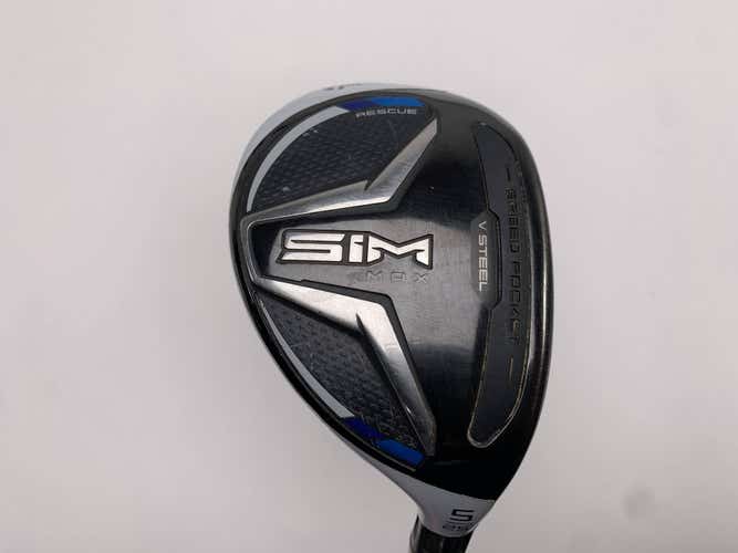 TaylorMade SIM MAX 5 Hybrid 25* Aldila Voodoo XVS8 Extra Stiff Graphite Mens RH