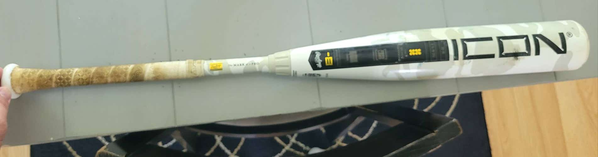 2025 Rawlings Icon Composite USSSA Certified Bat (-8) 22 oz 30" (Used)