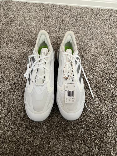 White Unisex Size M 12.0 (W 13.0) Adult Adidas Adizero Shoes (New)