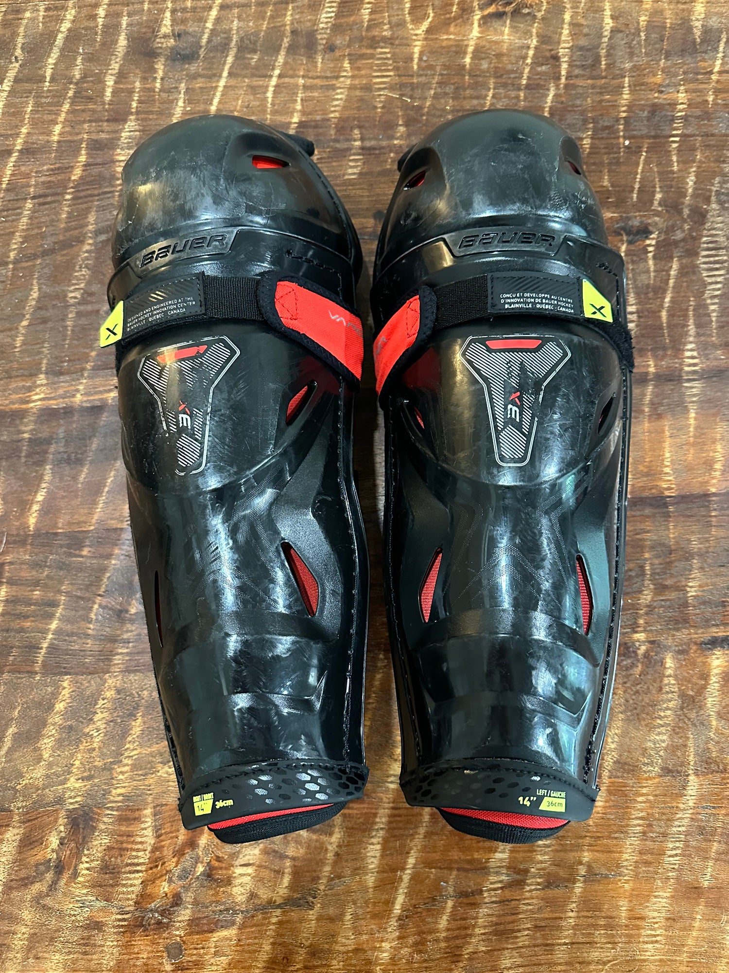 Senior Bauer Vapor X800 Lite Shin Pads 14