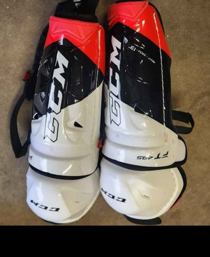 Junior CCM JetSpeed FT485 13" Shin Pads (Used)