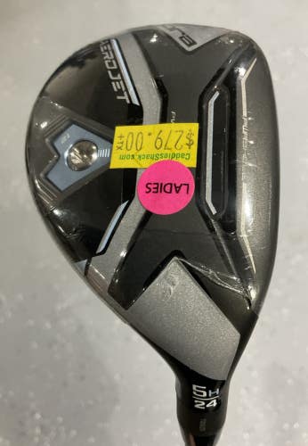 Cobra AEROJET 24 #5 Hybrid 38" KBS PGI 55 Ladies Flex Graphite Shaft WRH