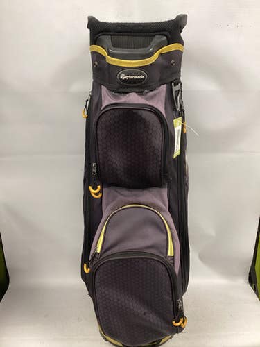 Used Taylormade 14 SLOT CART BAG Mens Cart Bag Grey 11851-S000046410
