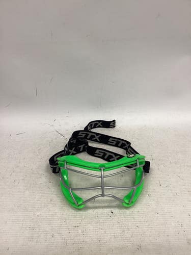 Used STX 4 SIGHT PLUS S Lacrosse Facial Protect Kelly green Junior 11851-S000046413