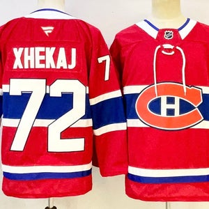 Men's Montreal Canadiens Arber Xhekaj #72 Stitched Jersey size 50