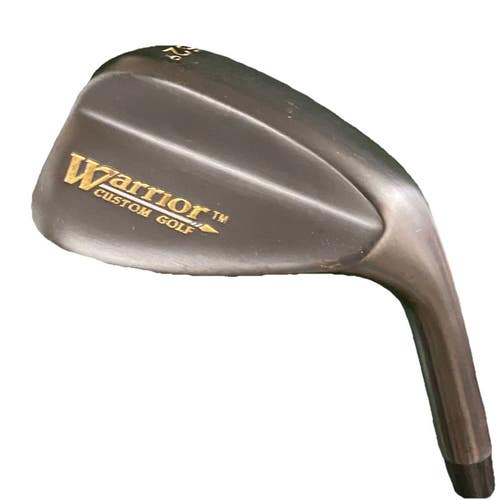 Warrior Golf Gap Wedge 52* Gunmetal RH Men's Stiff Steel 35.5" Good Factory Grip