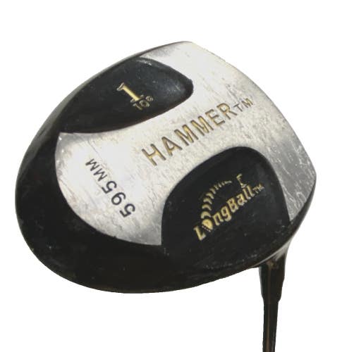 Hammer Long Ball 595MM Driver 10* RH SmartShaft Regular Graphite 44" Wrap Grip