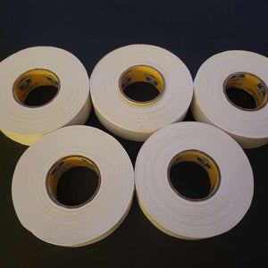 Lot Of Five Rolls Howies Hockey White Cloth Tape New