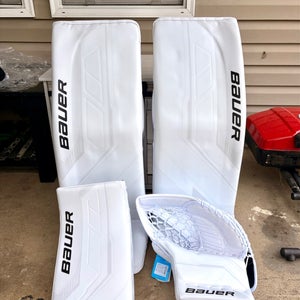 New Bauer Supreme Fuse 35+1 Goalie Full Set