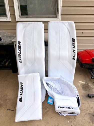 New Bauer Supreme Fuse 35+1 Goalie Full Set