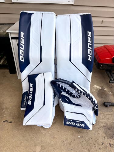 New Bauer Supreme Fuse 33+1 Goalie Full Set