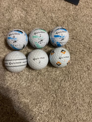 TaylorMade Balls 6 Pack (Used)