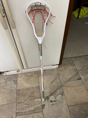 STX Exult 200 Women’s Lacrosse Stick – Light Blue/White-Used-Total Length 42”