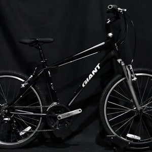 GIANT SEDONA HYBRID BIKE SIZE MEDIUM, 20", 21 SPEED, ALUM, FRONT SUSP