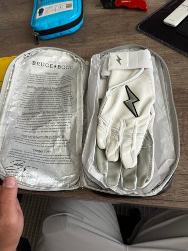 Bruce Bolt Batting Gloves (New) Adult Small