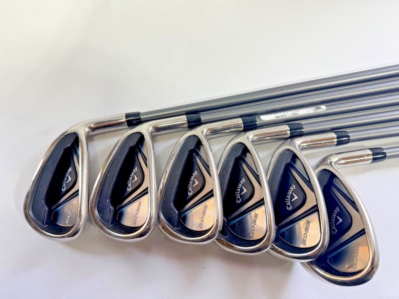 Callaway Edge Ladies Complete Set Graphite 10 Clubs Driver 3W Hybrid ...