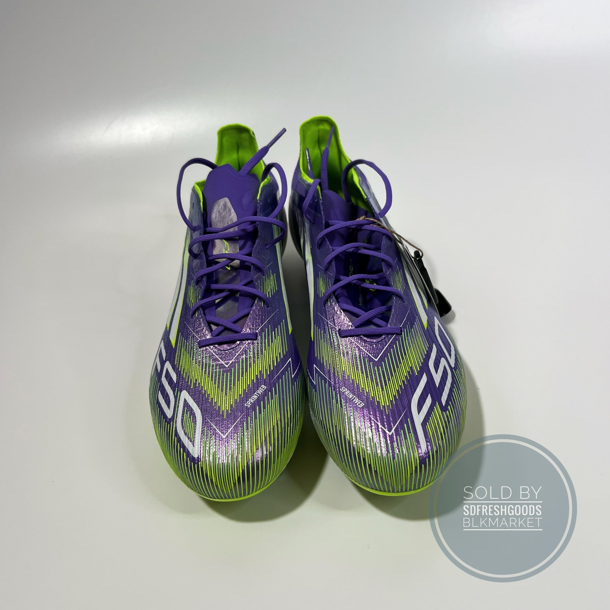 Adidas F50 Elite SG Purple Silver Soccer Cleats JH7633 Size 