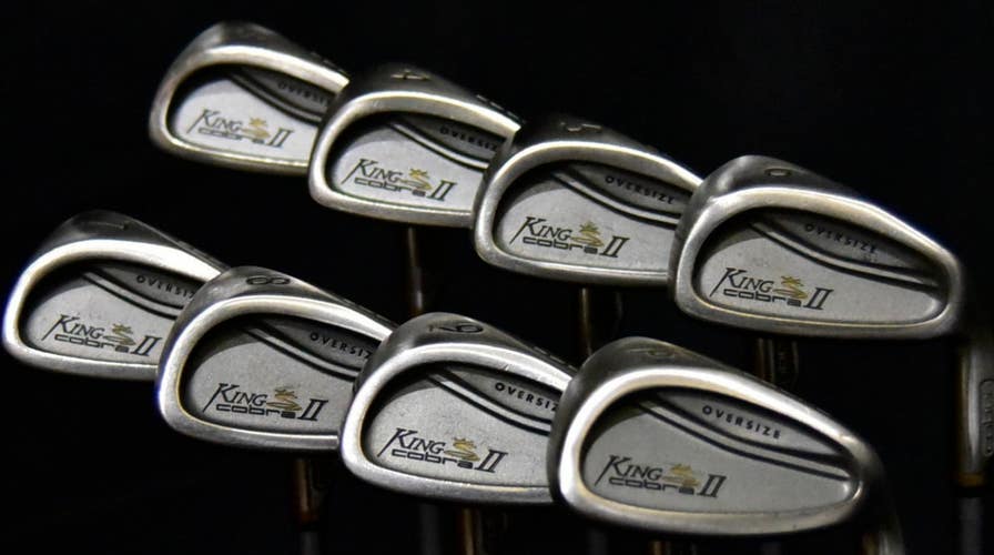 COBRA KING IRON SET 3-PW SHAFT: REGULAR LENGTH: (5) 38 IN RIGHT HANDED