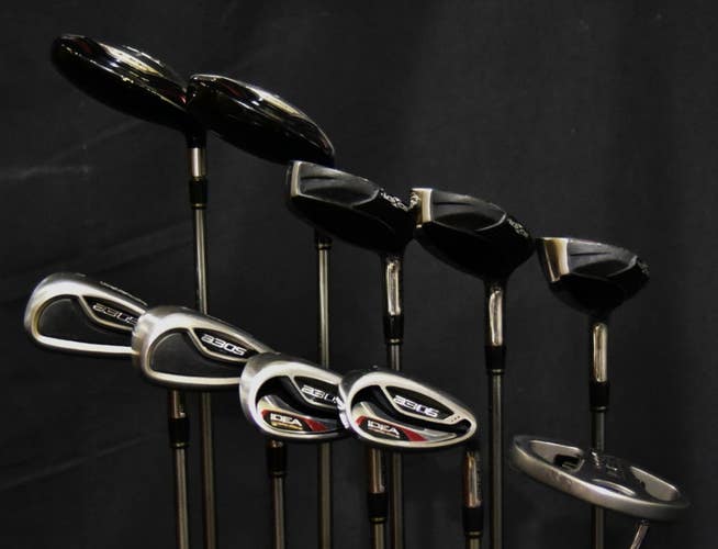 ADAMS IDEA A305 IRON DRIVER PUTTER SET SHAFT: LADIES LENGTH: (7) 37 (4) 39 IN RH