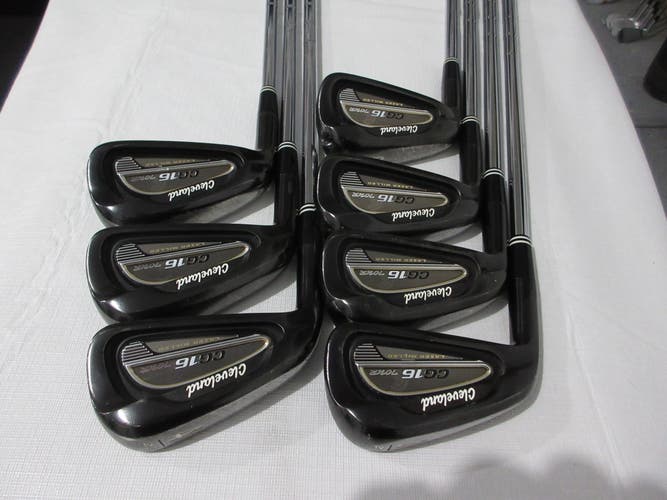 Left-Handed Cleveland CG16 Tour Iron Set - 3-9 - Extra Stiff Steel +1.5" Long