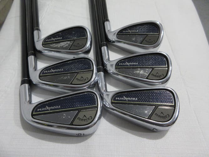 Callaway Paradym Iron Set - 6-PW, AW - Senior Flex Graphite