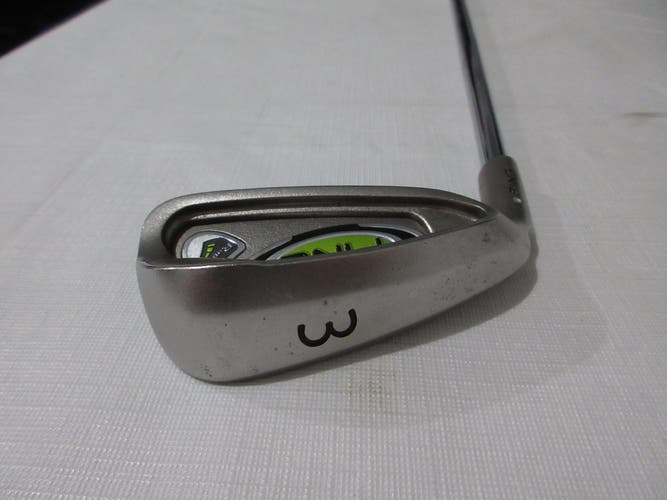Left-Handed Ping Rapture 3-iron - 21* - Stiff Steel - Silver Dot +1" Long - MINT