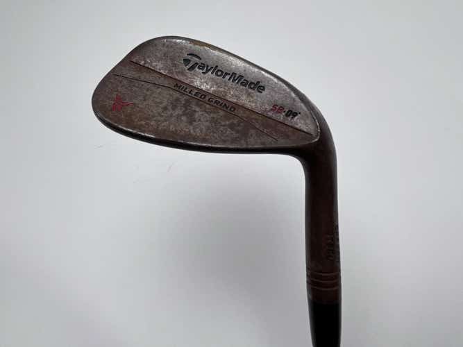 TaylorMade Milled Grind Raw Wedge 50* 9 Bounce SB X100 X-Stiff Steel Mens RH