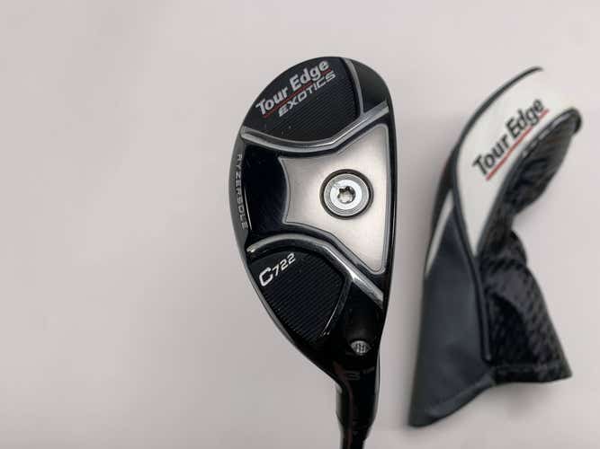 Tour Edge Exotics C722 3 Hybrid 19* Tensei White Raw AV Series 90g XStiff RH HC
