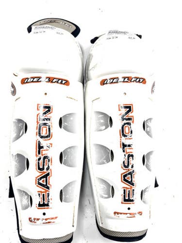 Used Easton SYNERGY 300 Junior Shin Guards White 12" 11860-C000308507