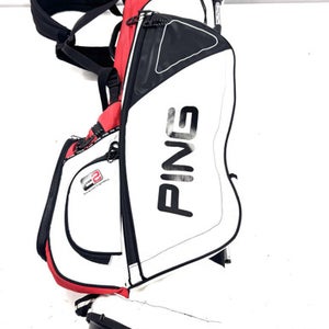 Used Ping HOOFER STAND BAG Mens Stand Bag Black 11860-S000308513