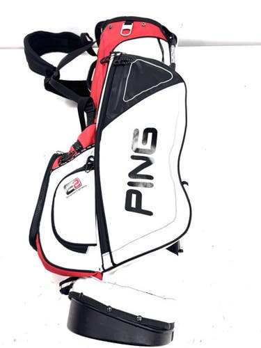 Used Ping HOOFER STAND BAG Mens Stand Bag Black 11860-S000308513