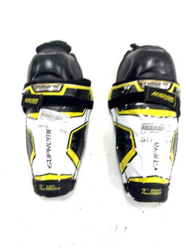 Used Bauer SUMPREME Youth Shin Guards Black 9" 11860-C000308496